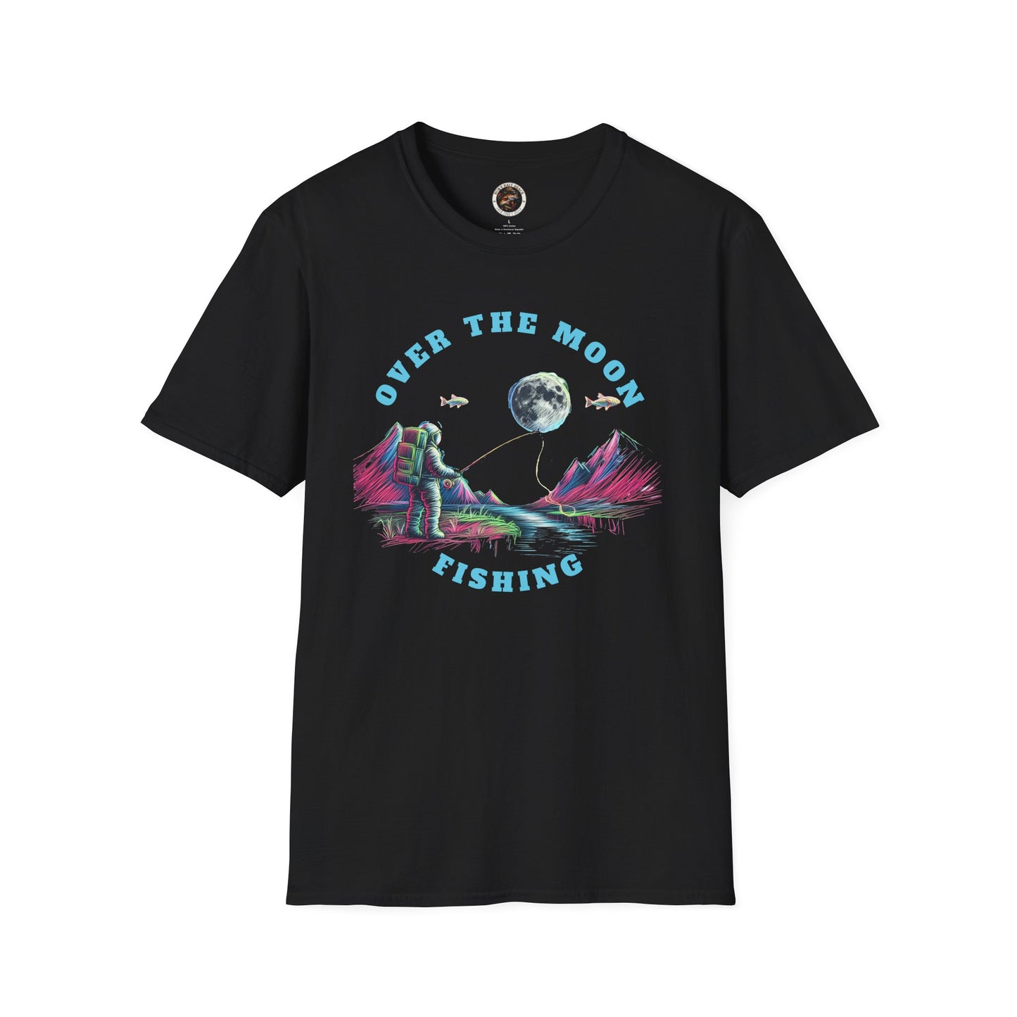 Fishing T-Shirt - Over the Moon Fishing Tee