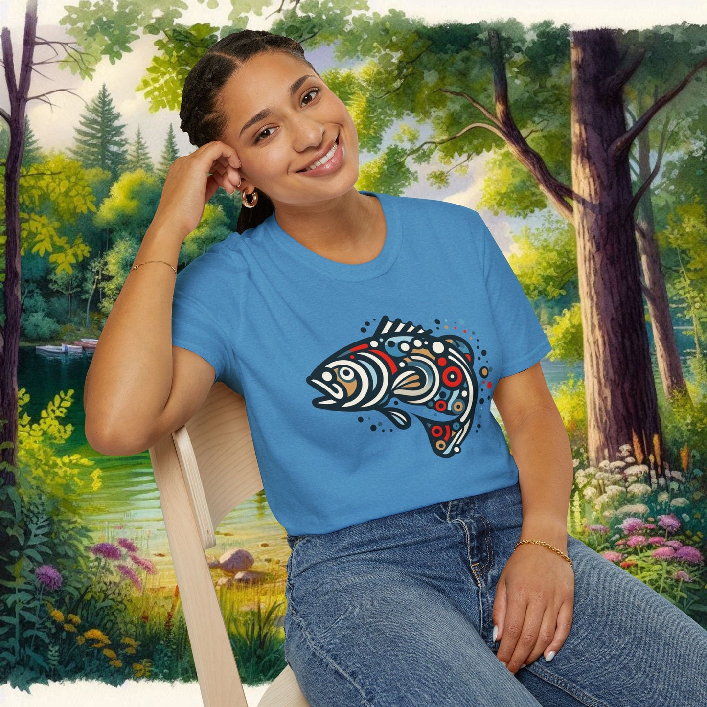 Painted Smallmouth Unisex Softstyle T-Shirt