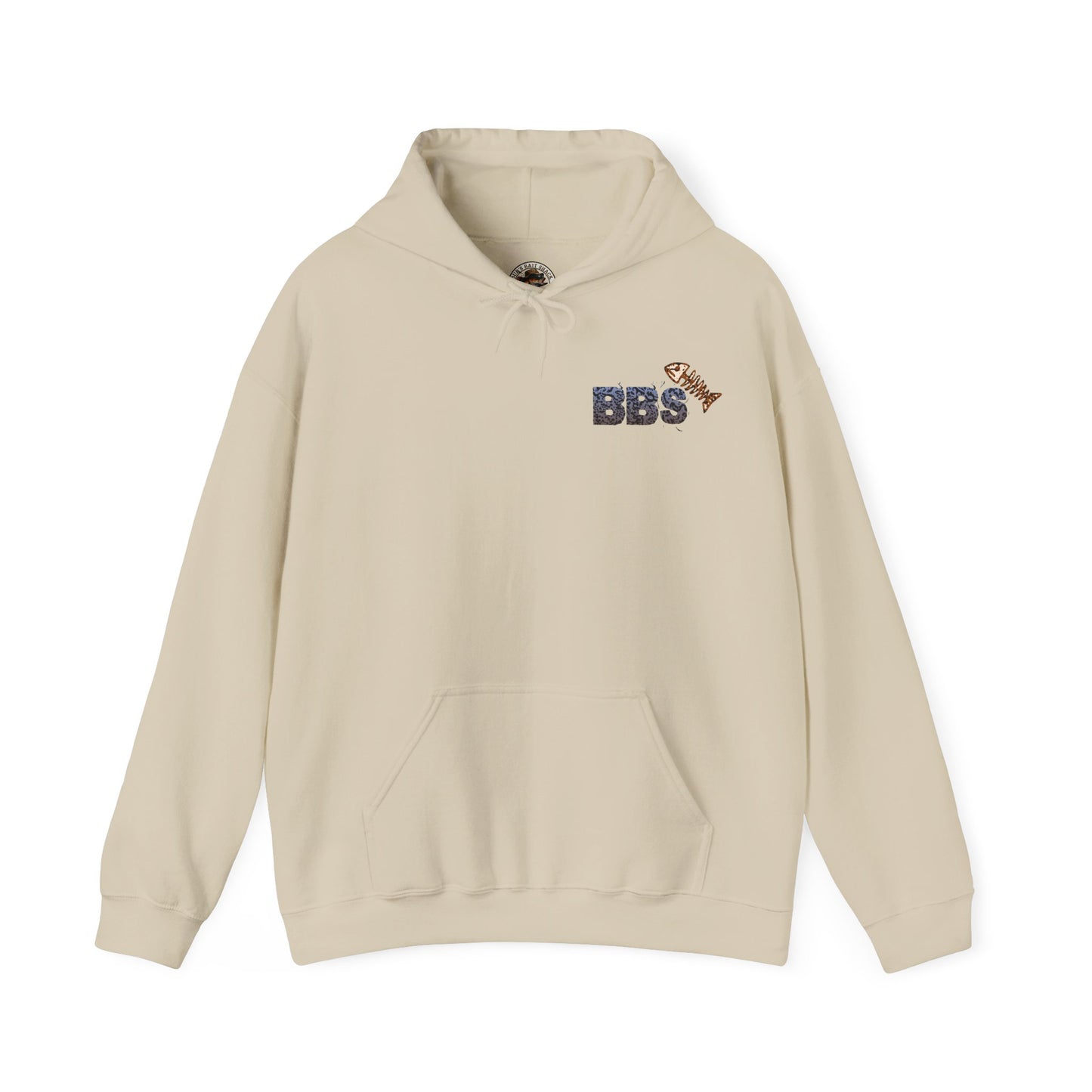 BBS Winter Bass Heavy Blend™ Hooded Sweatshirt with image on back