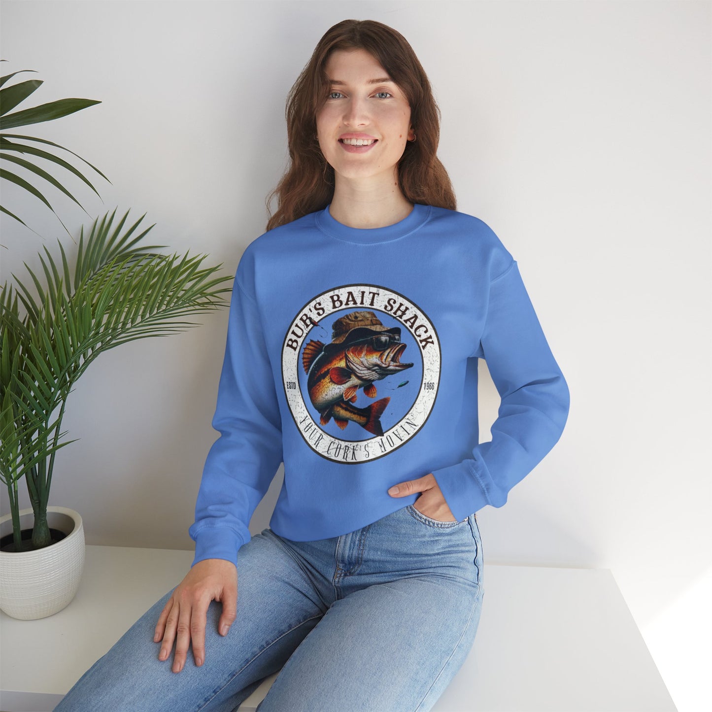 Bubs Bait Shack Unisex Heavy Blend™ Crewneck Sweatshirt