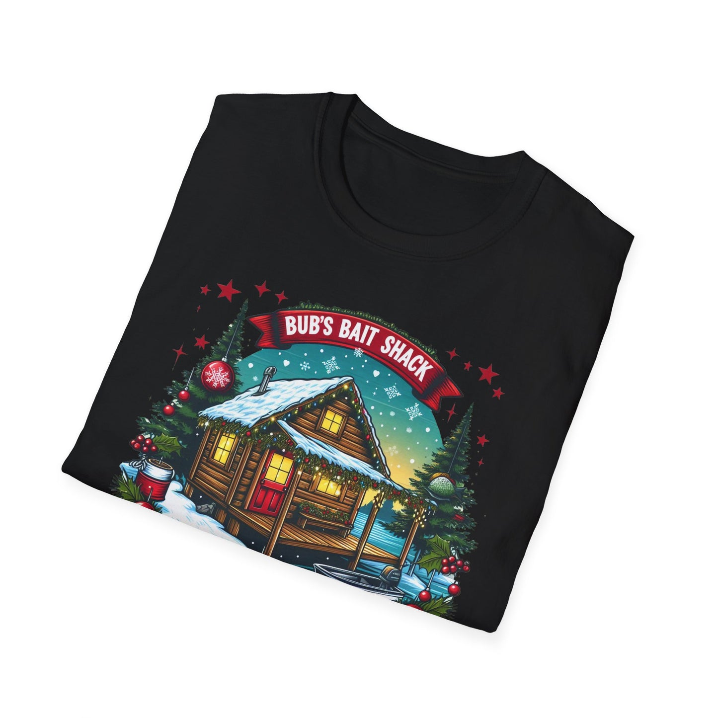 Bub's Bait Shack Merry Christmas T-Shirt - Unisex