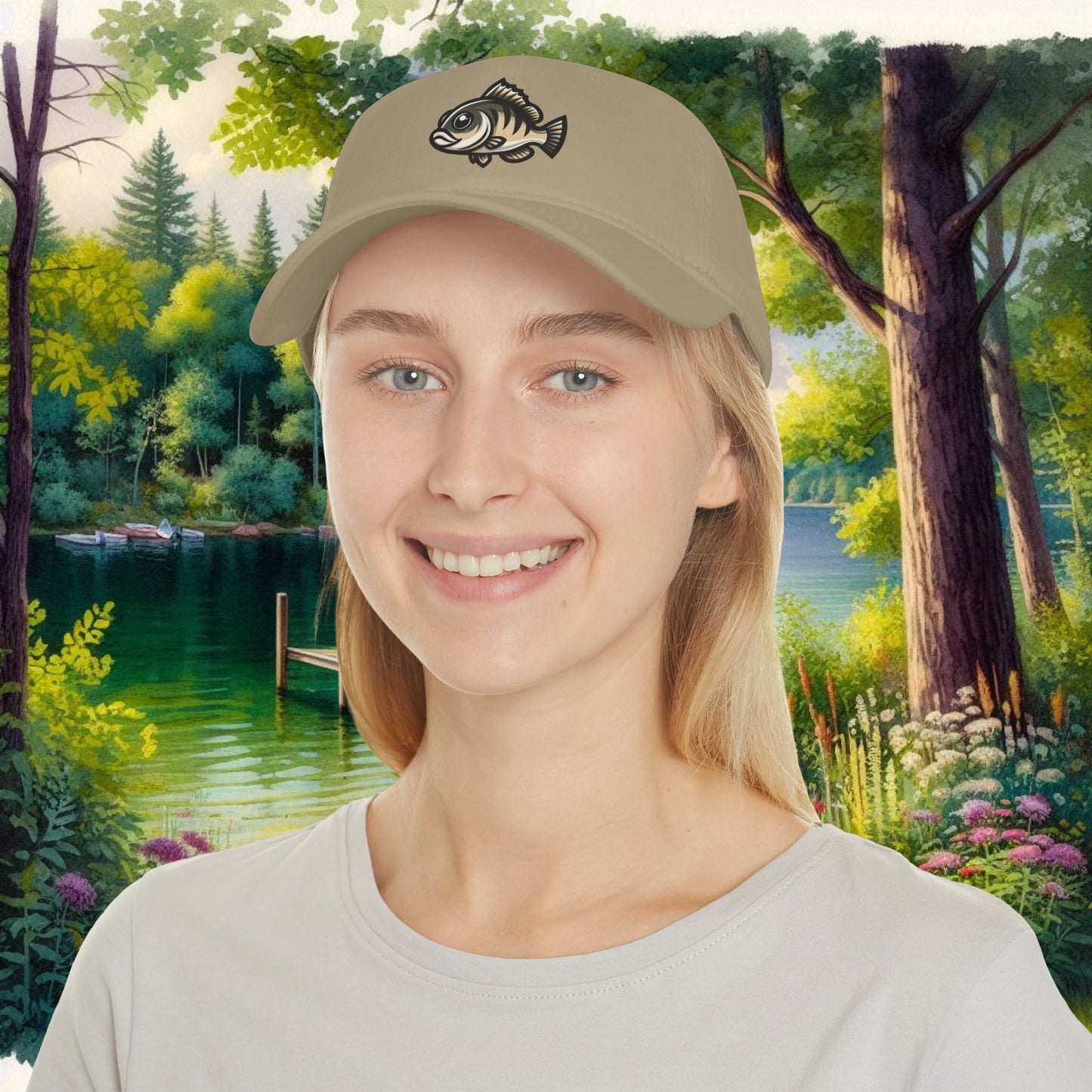 Mascot Bass Low Profile Baseball Cap