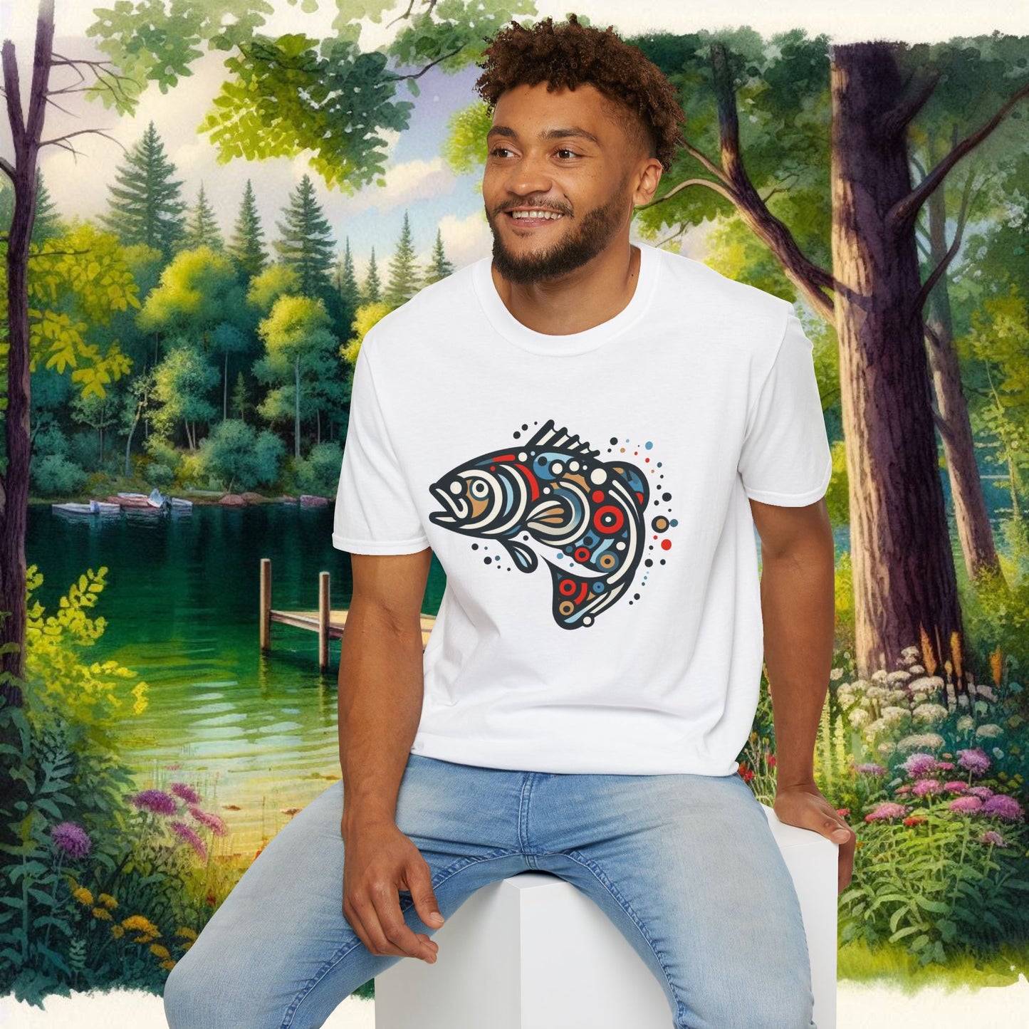 Painted Smallmouth Unisex Softstyle T-Shirt