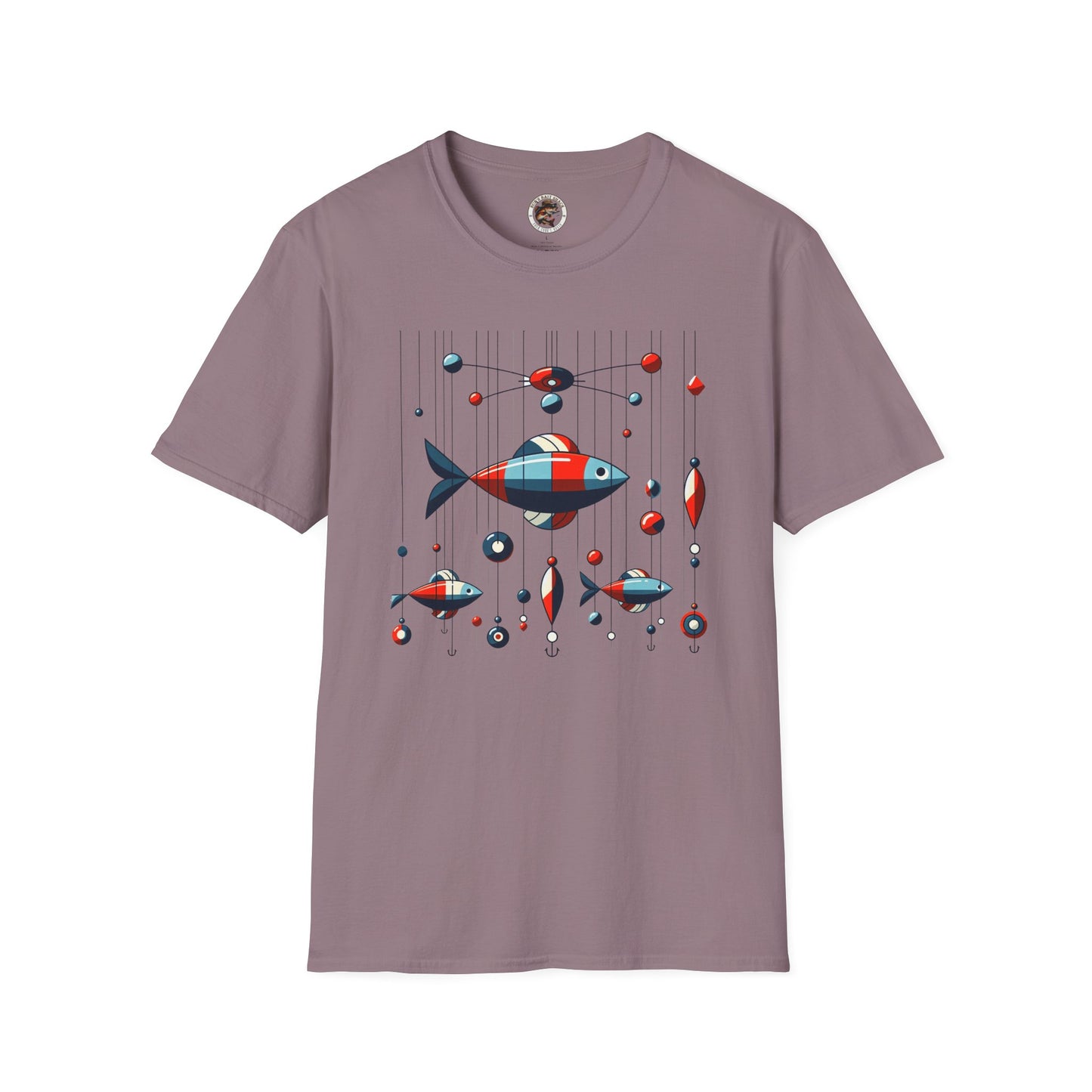 Mobile Fishing Unisex Softstyle T-Shirt