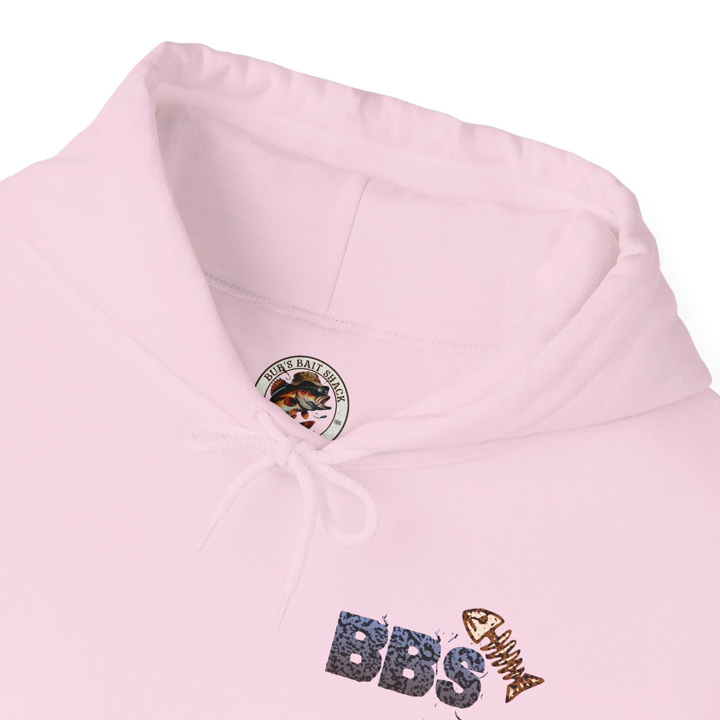 BBS Classic Hoodie Unisex Heavy Blend™ Hooded Sweatshirt with image on back