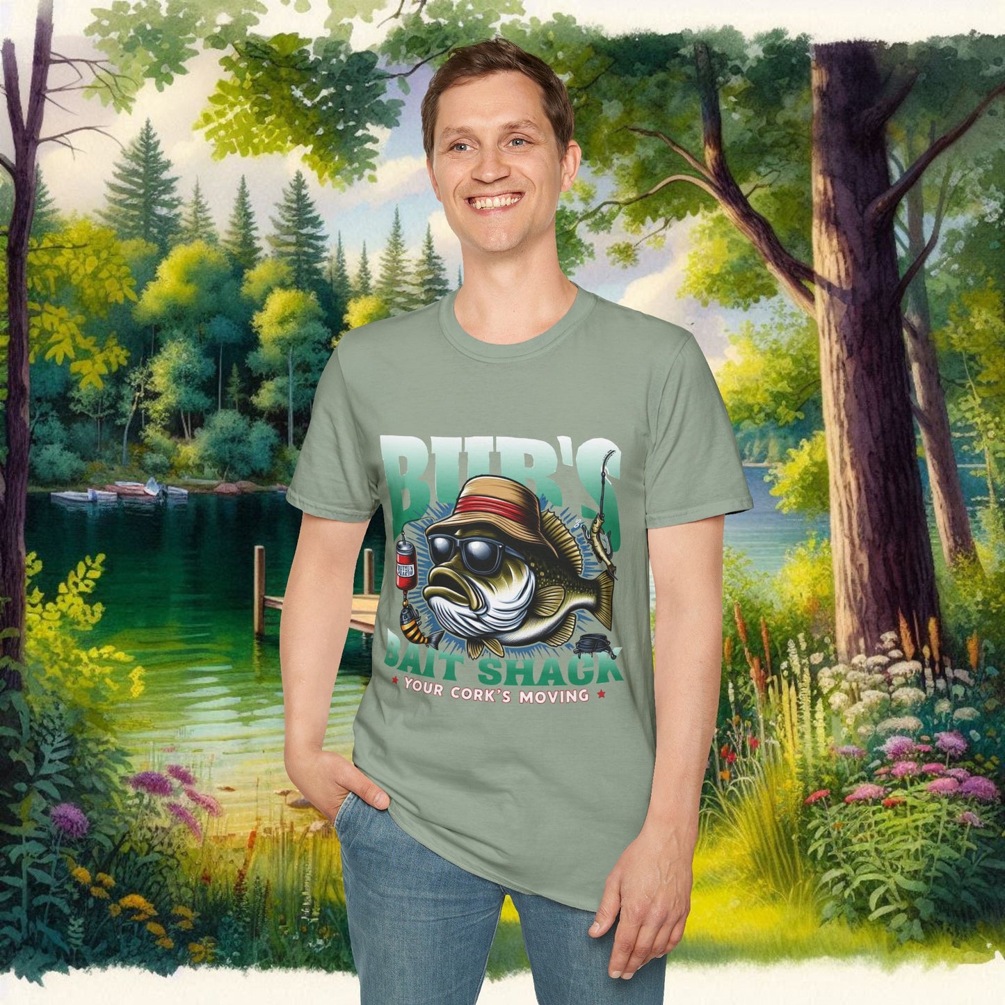 Boss Bass Unisex Softstyle T-Shirt