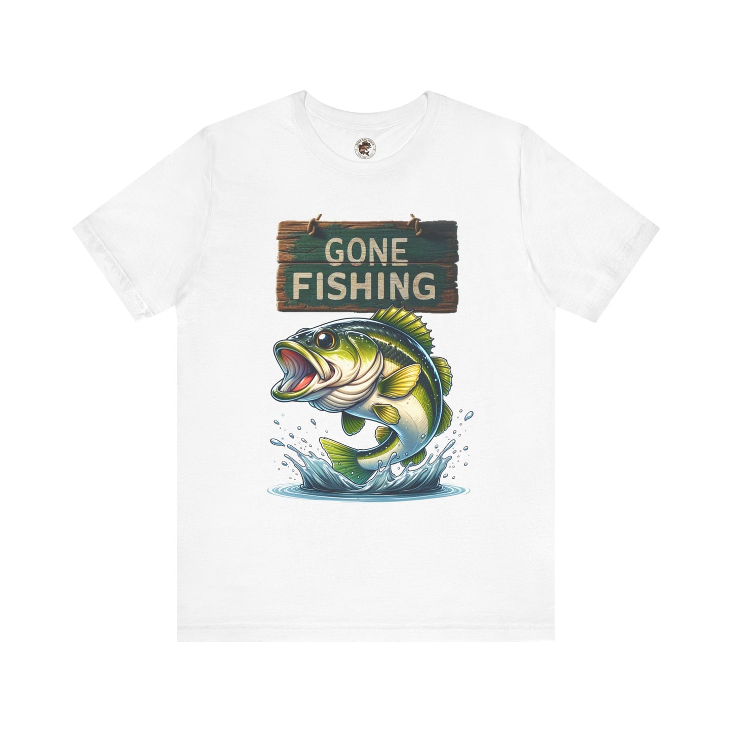 Gone Fishing Unisex Short Sleeve Tee - Perfect for Anglers and Nature Lovers