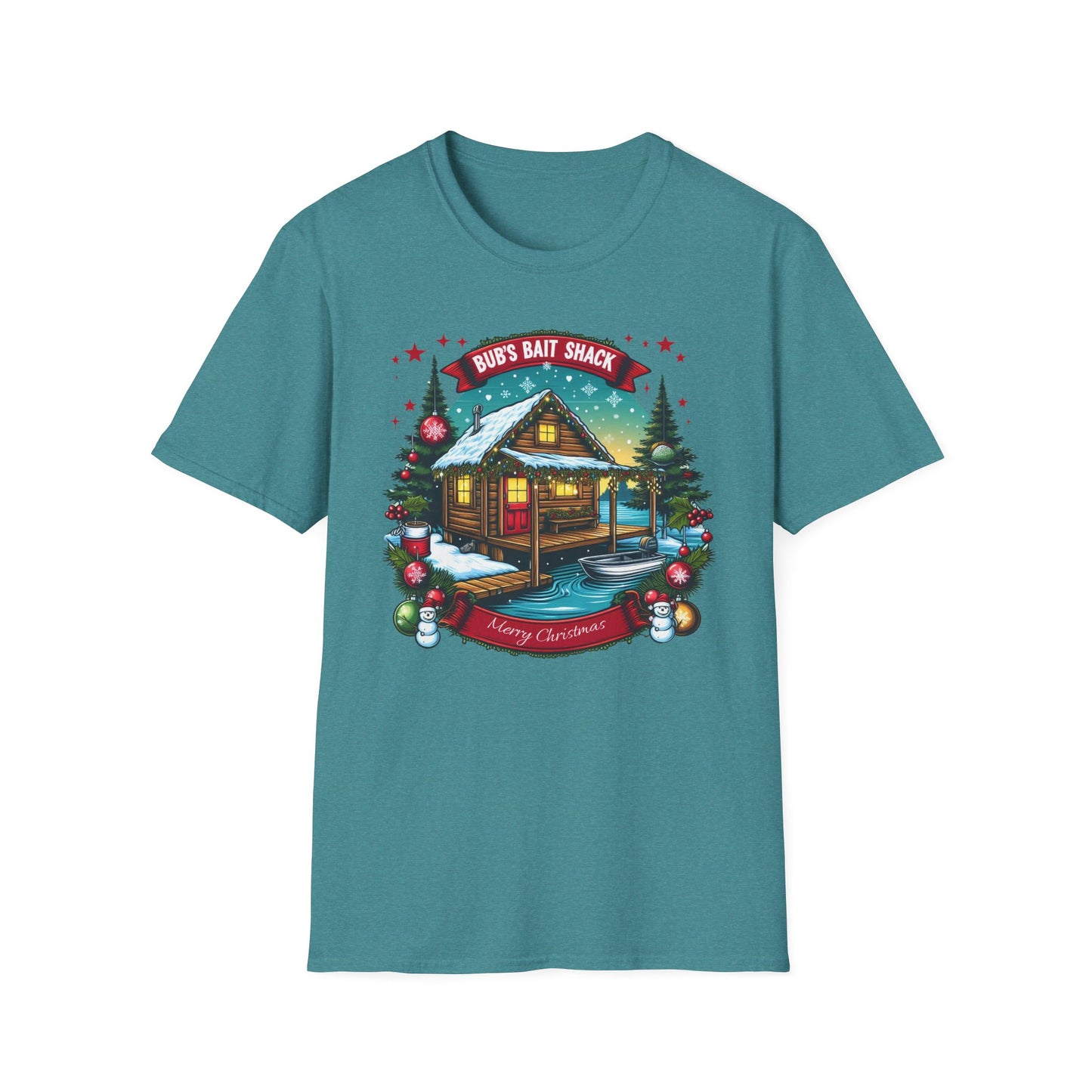 Bub's Bait Shack Merry Christmas T-Shirt - Unisex