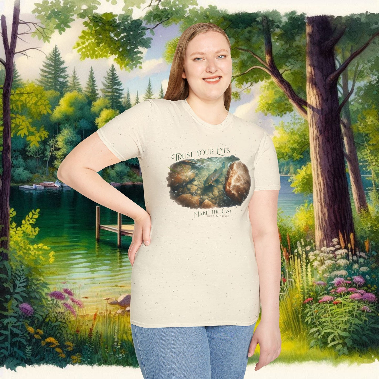 Trust Your Eyes Tee Unisex Softstyle T-Shirt