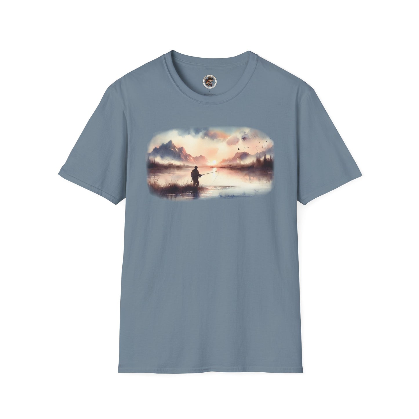 Alone Fishing Tee Unisex Softstyle T-Shirt