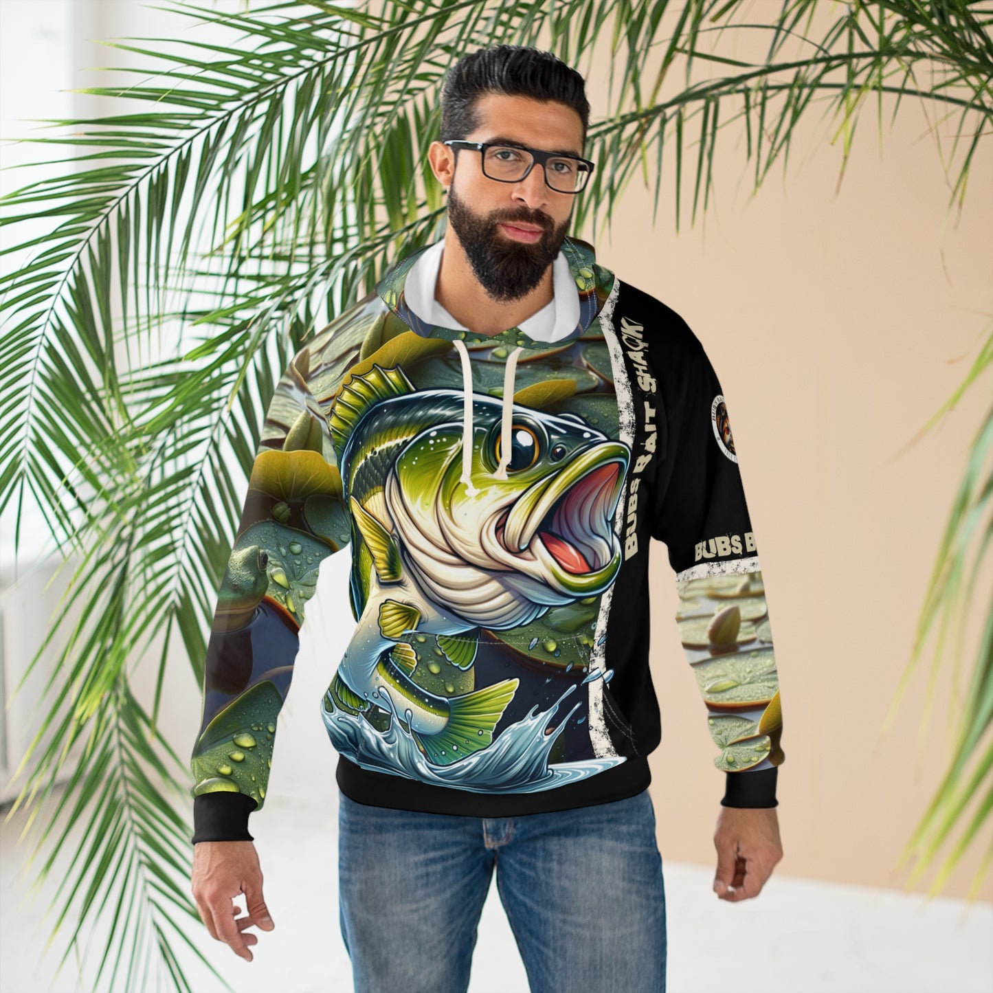 Bubs Bait Shack - Lilly Pad Bass Hoodie