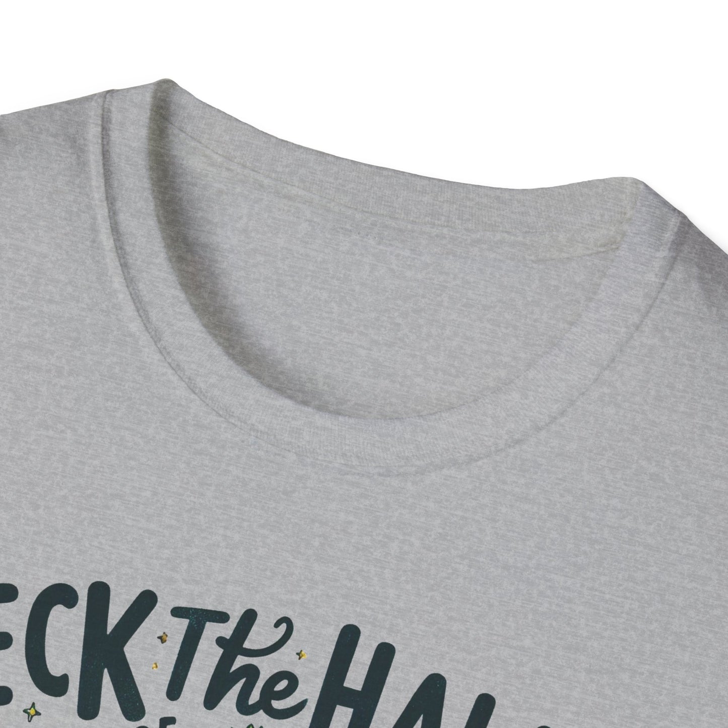 Christmas Tee - Unisex Softstyle T-Shirt - Deck the Halls Bub's Bait Shack