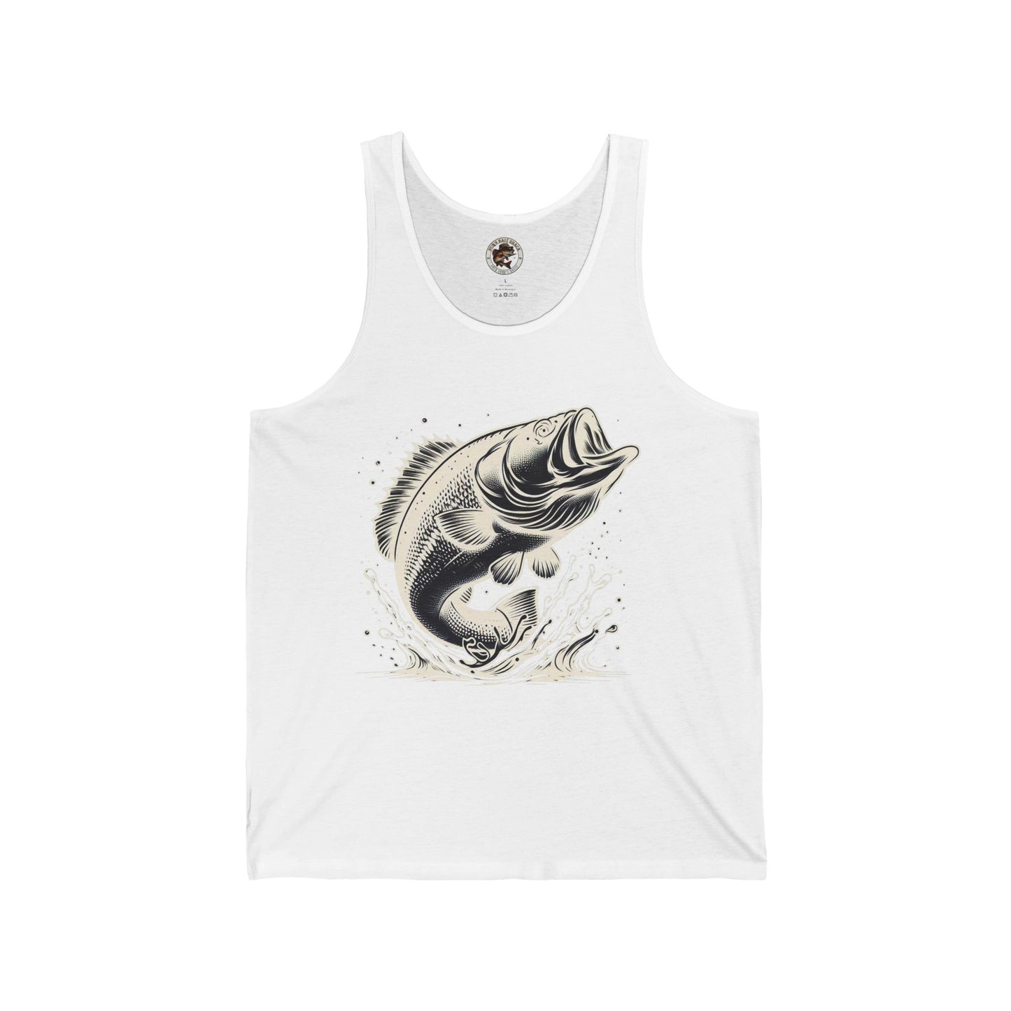 White Fish Unisex Jersey Tank