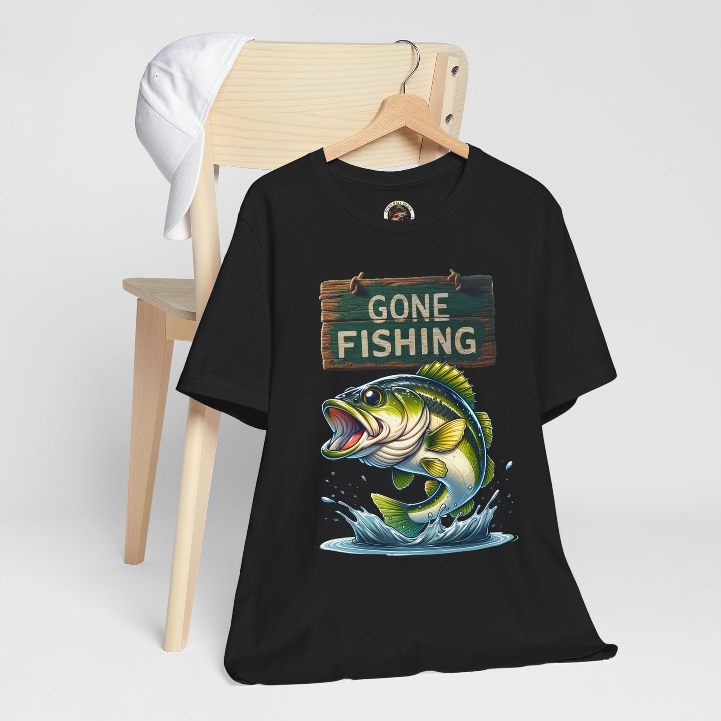 Gone Fishing Unisex Short Sleeve Tee - Perfect for Anglers and Nature Lovers
