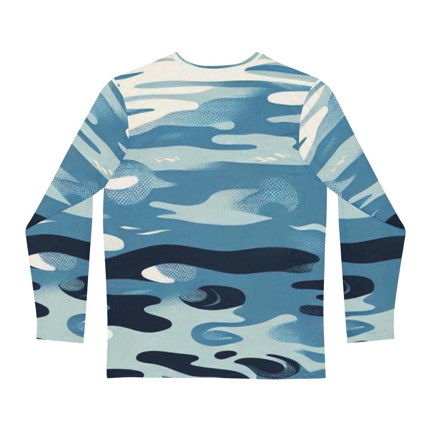 Men's Long Sleeve Shirt - BBS Ocean Wave Casual & Stylish Design