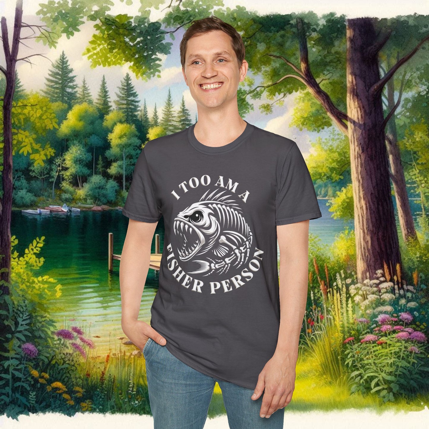 Fisher Person Unisex Softstyle T-Shirt