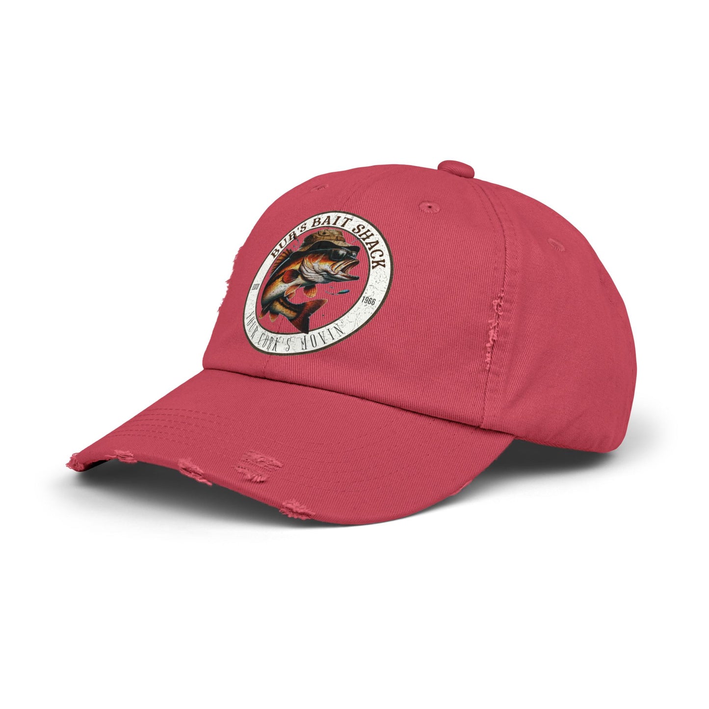 Bub's Bait shack Hat Unisex Distressed Cap