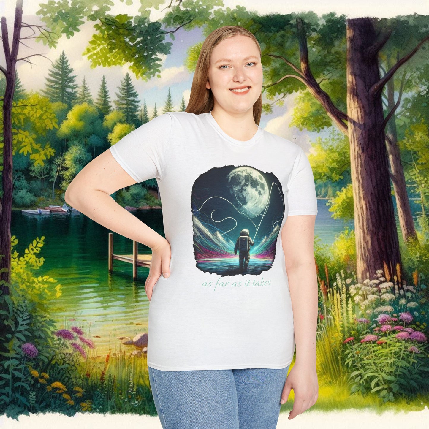 As Far As It Takes Unisex Softstyle T-Shirt