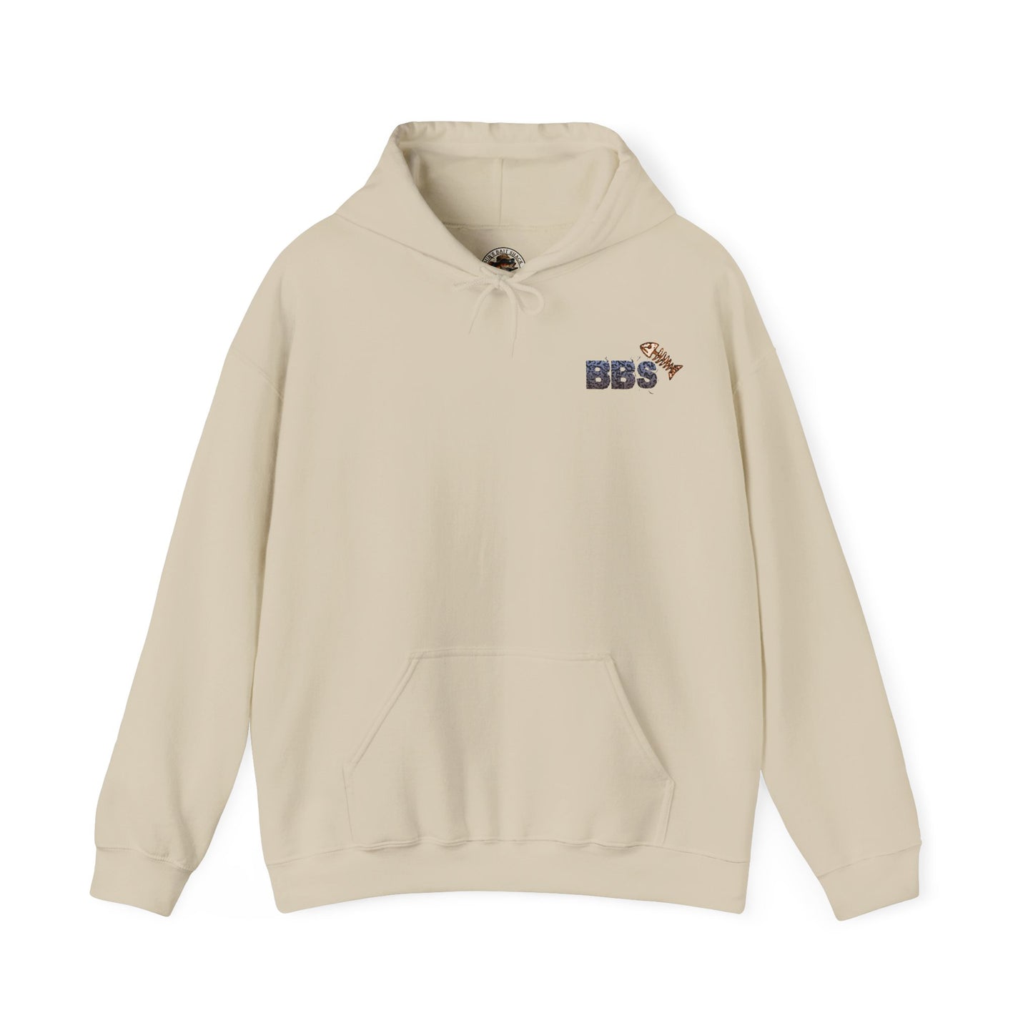 BBS Woodcut Bass Heavy Blend™ Hooded Sweatshirt