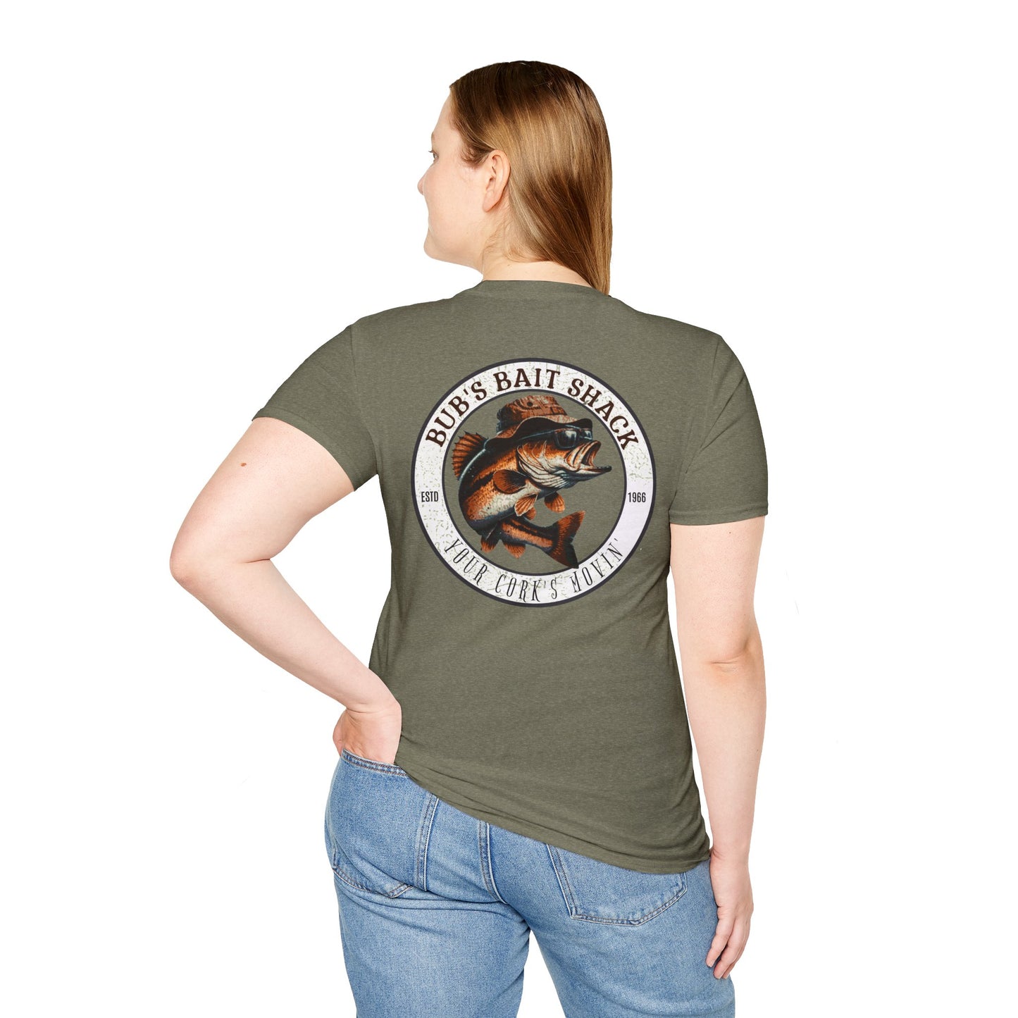 Classic BBS Unisex T-Shirt with Image on Back