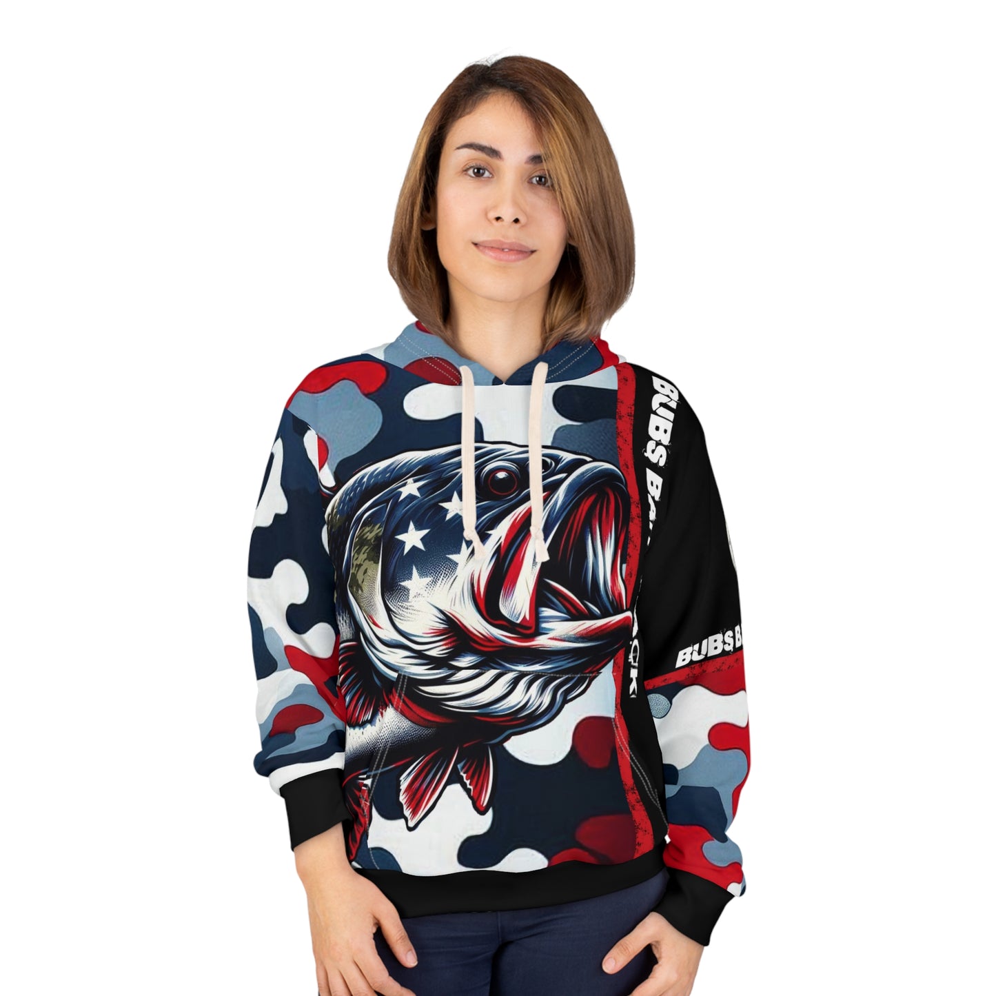 Bubs Bait Shack - Patriotic Bass Hoodie