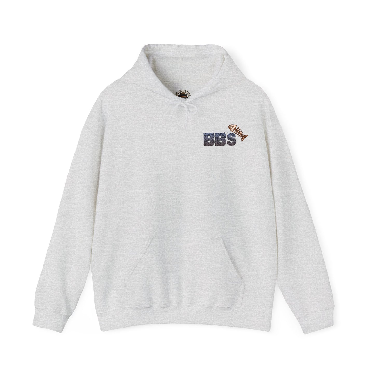 BBS Winter Bass Heavy Blend™ Hooded Sweatshirt with image on back