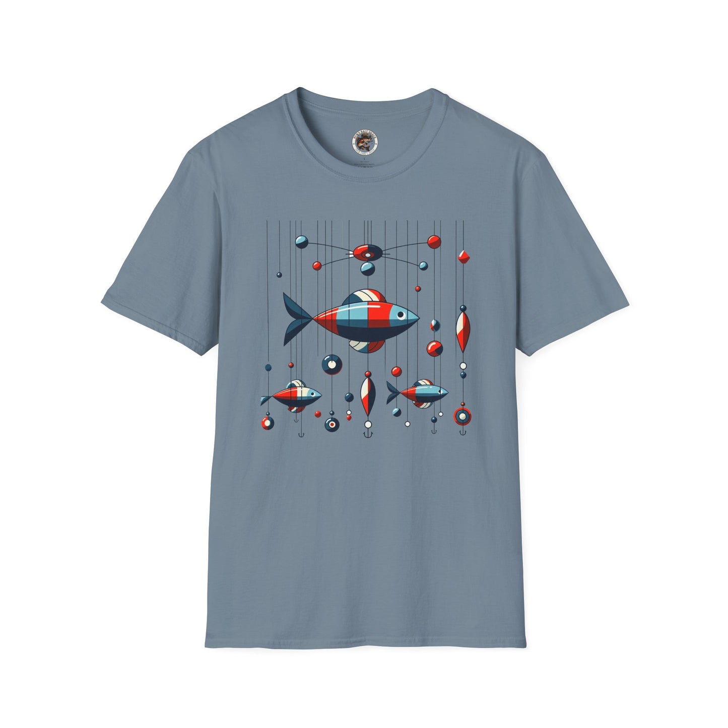 Mobile Fishing Unisex Softstyle T-Shirt