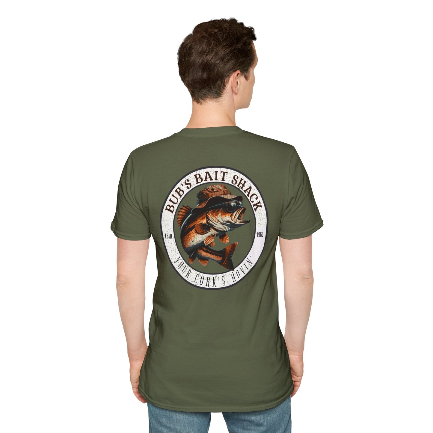 Classic BBS Unisex T-Shirt with Image on Back