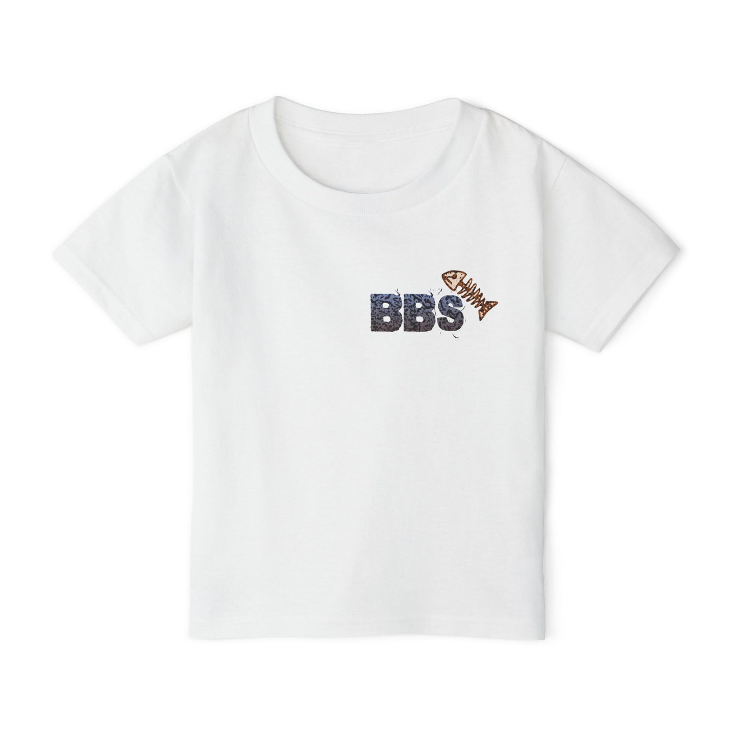 Bub's Bait Shack Heavy Cotton™ Toddler T-shirt with Back Image