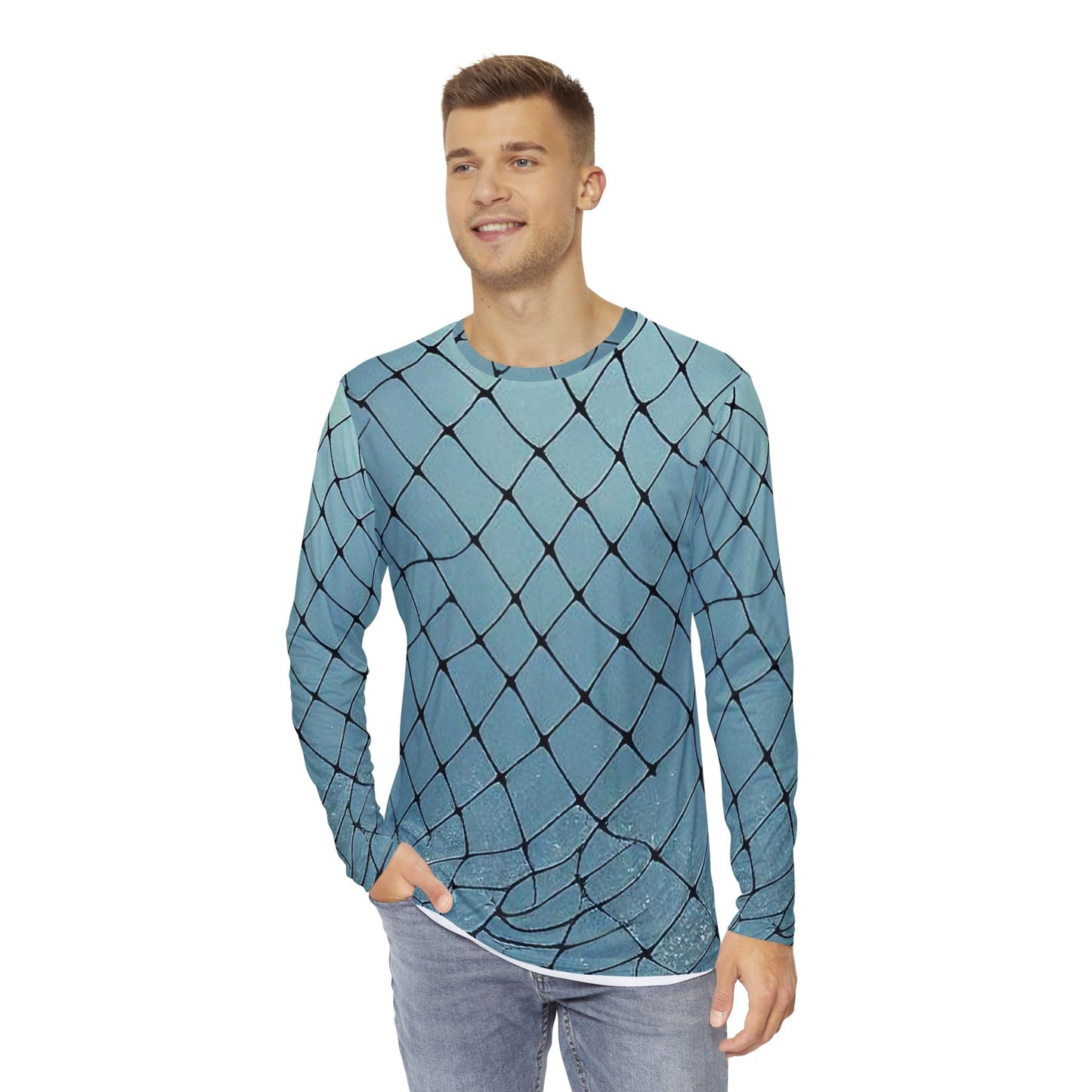 Fish Net Long Sleeve Shirt