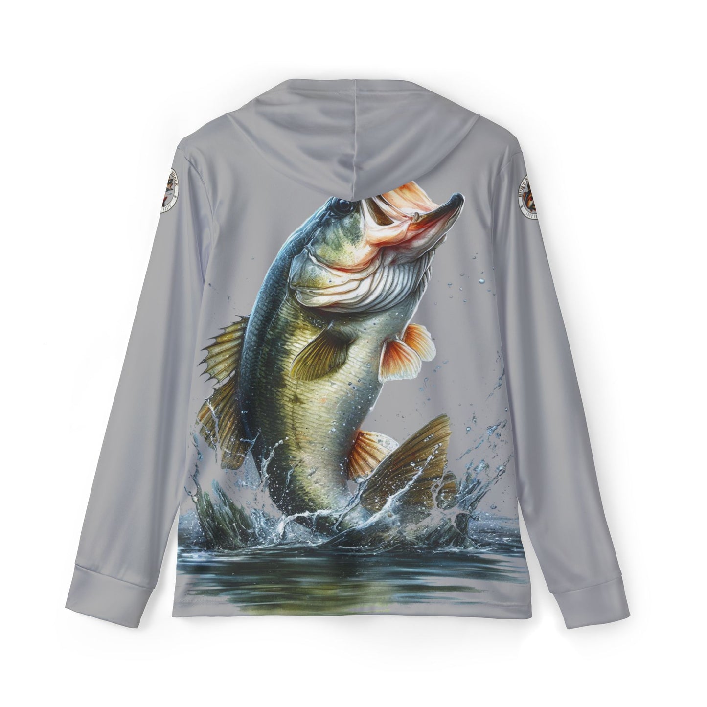 Jumping Bass Men's Sports Warmup Hoodie (AOP)