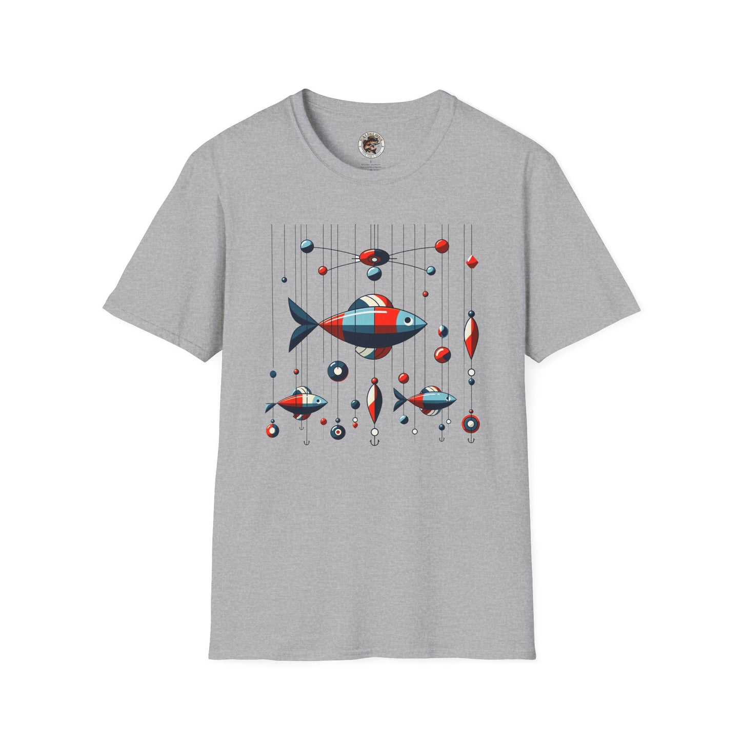 Mobile Fishing Unisex Softstyle T-Shirt