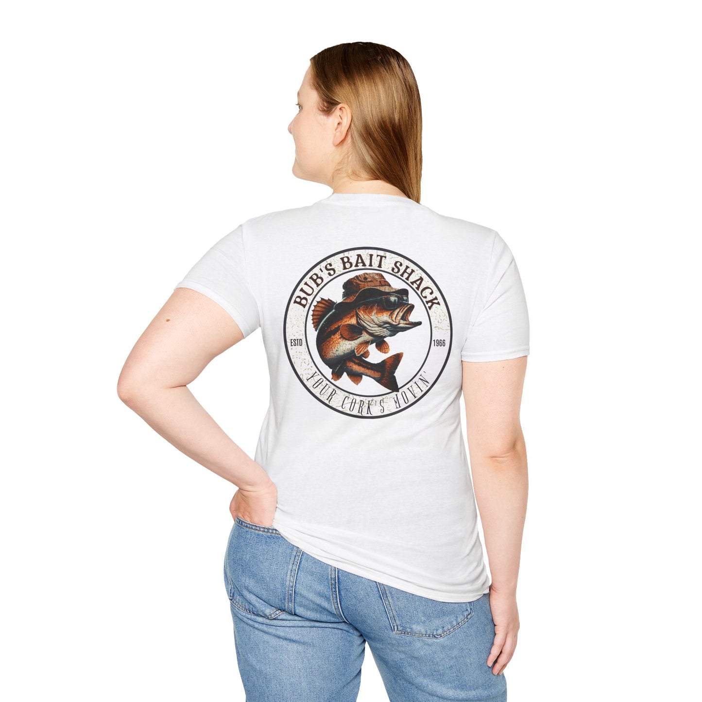 Classic BBS Unisex T-Shirt with Image on Back