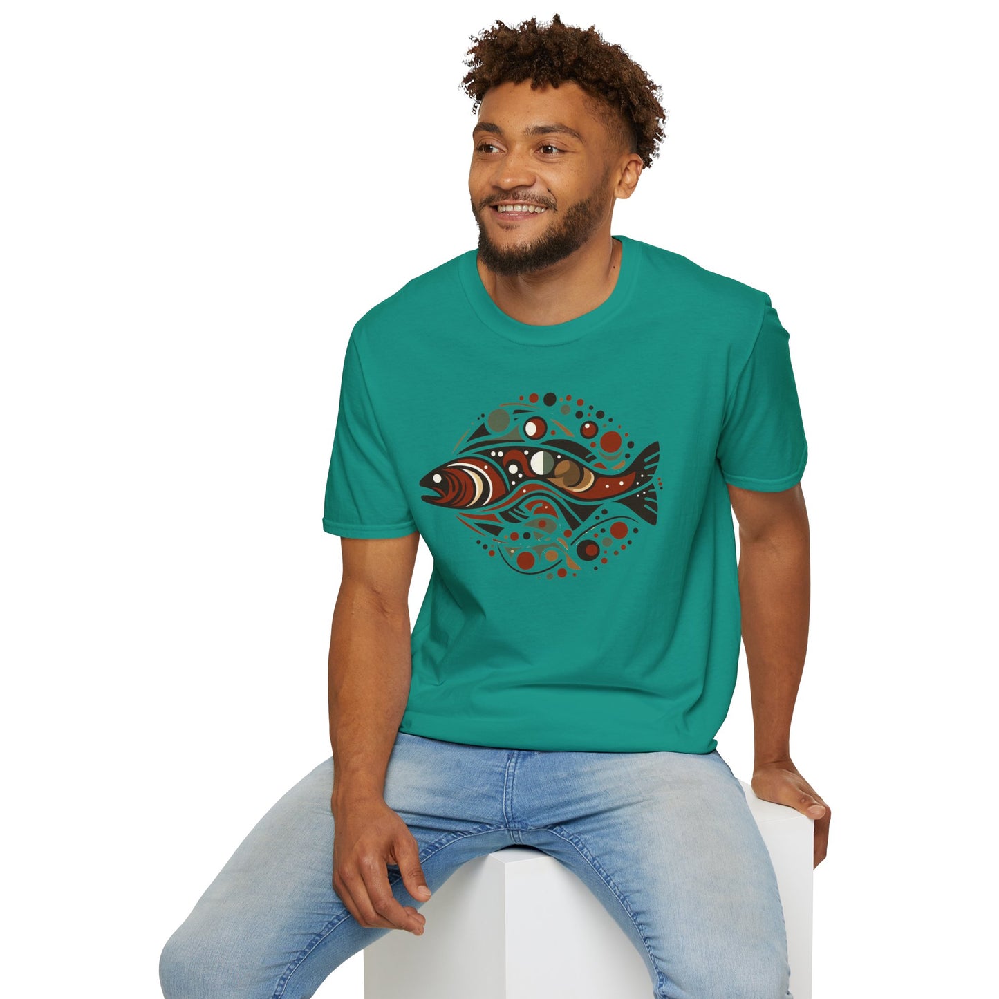 Brown Trout Calder Tee Unisex Softstyle T-Shirt