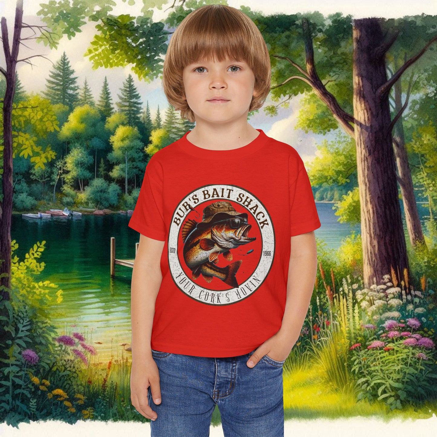 Bub's Bait Shack Heavy Cotton™ Toddler T-shirt
