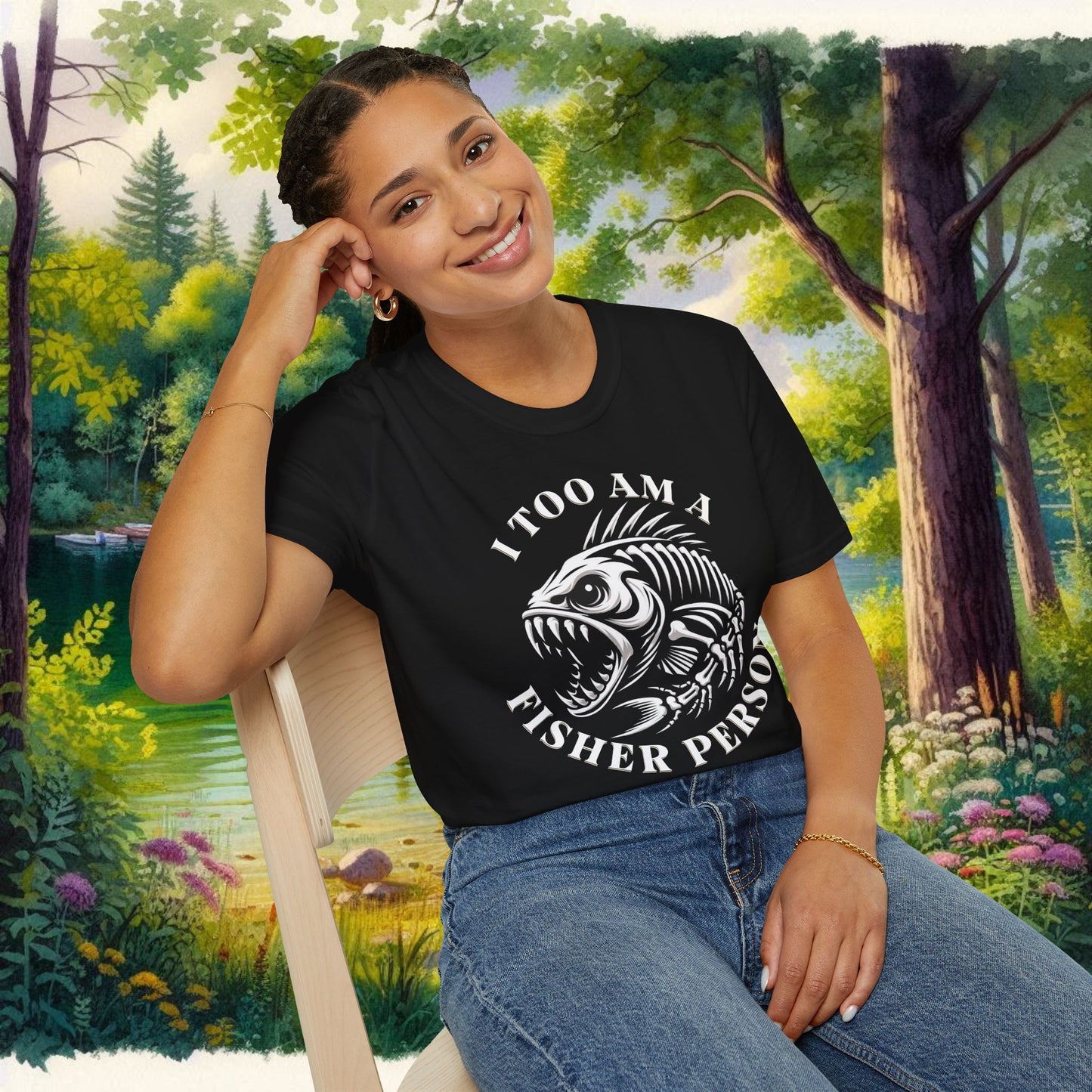 Fisher Person Unisex Softstyle T-Shirt