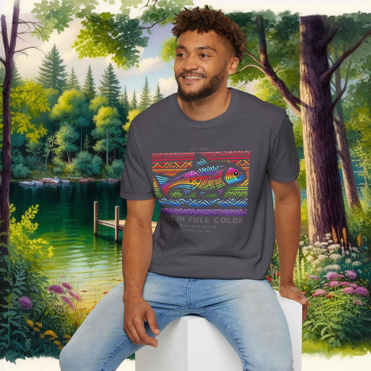 Live in Full Color Unisex Softstyle T-Shirt