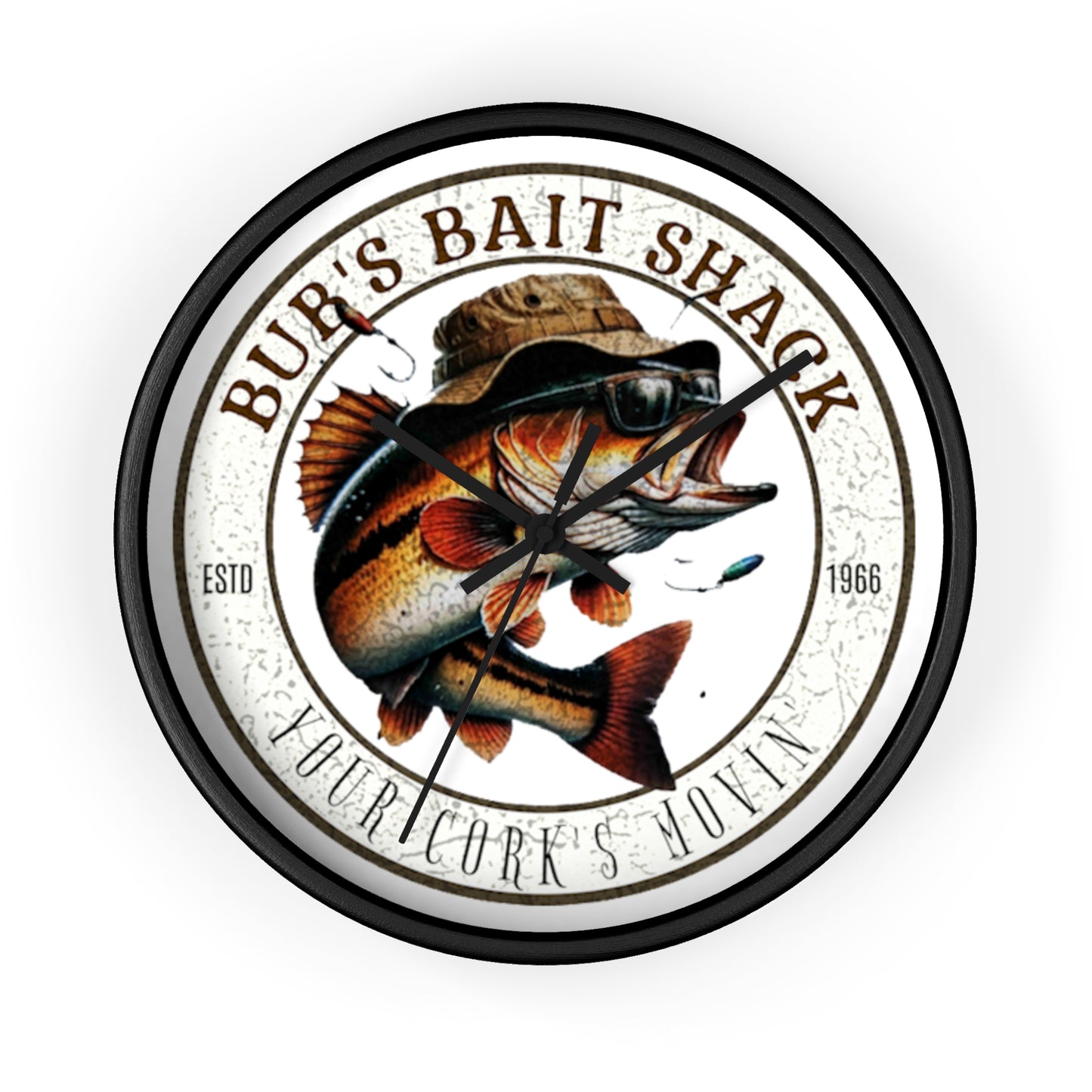 Bub's Bait Shack Wall Clock