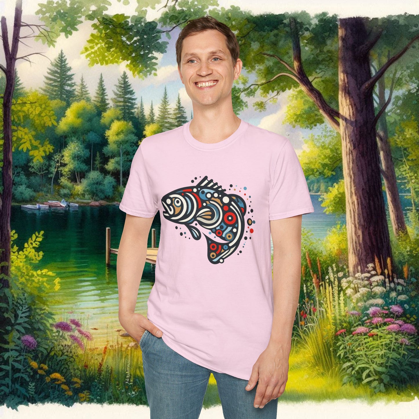 Painted Smallmouth Unisex Softstyle T-Shirt