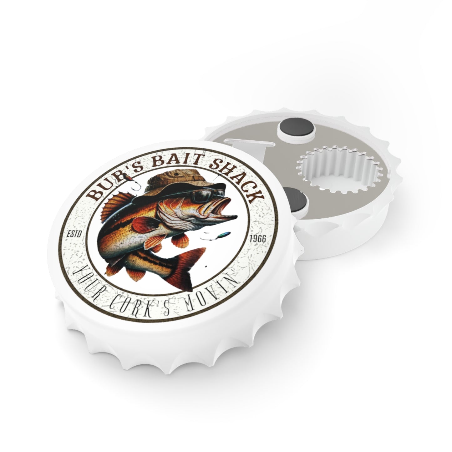 Bottle Opener - Bubs Bait Shack No Fridge Should Be Without One