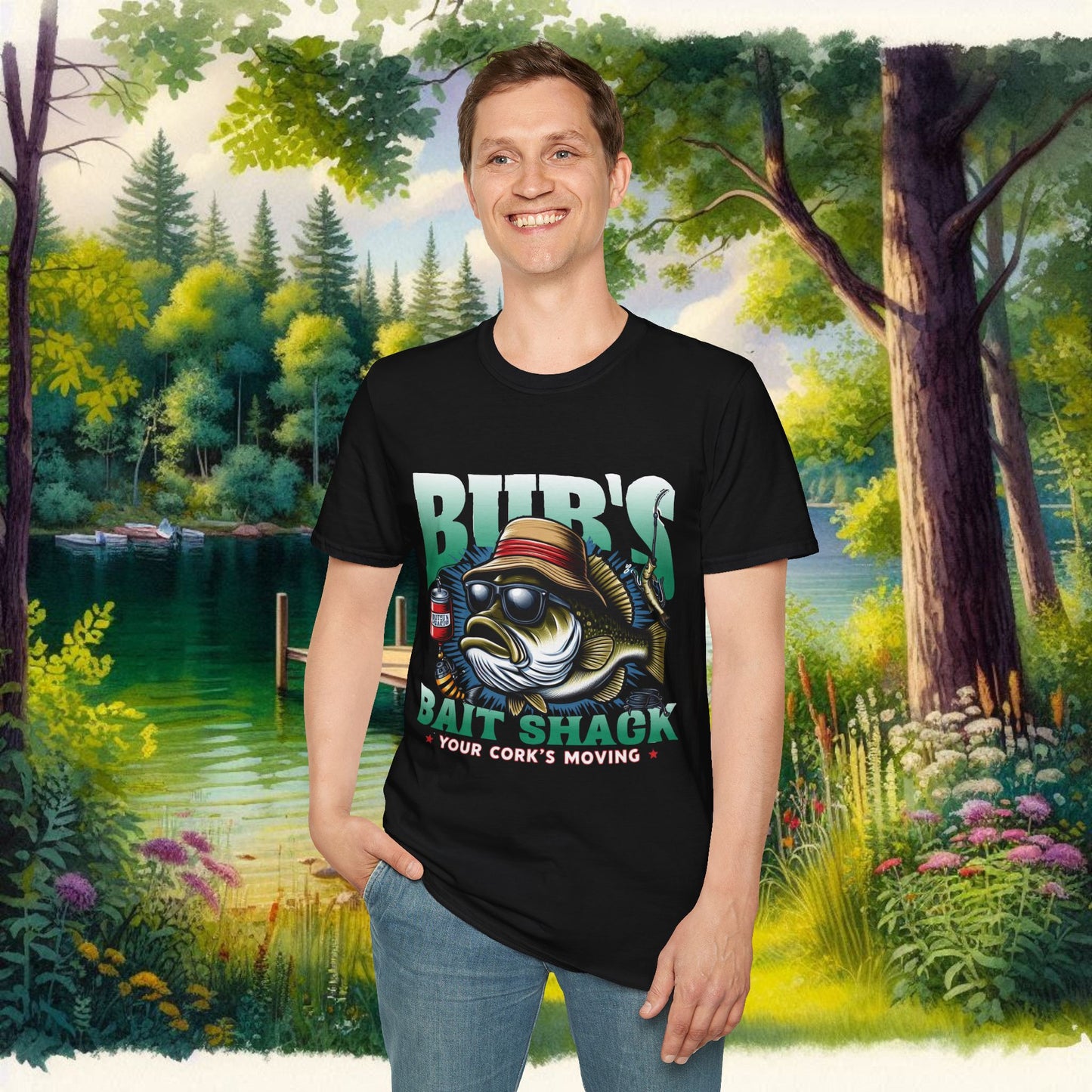 Boss Bass Unisex Softstyle T-Shirt