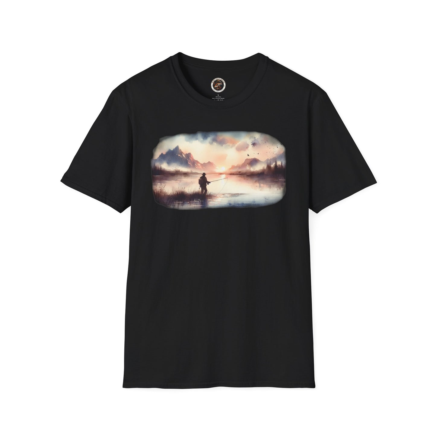 Alone Fishing Tee Unisex Softstyle T-Shirt