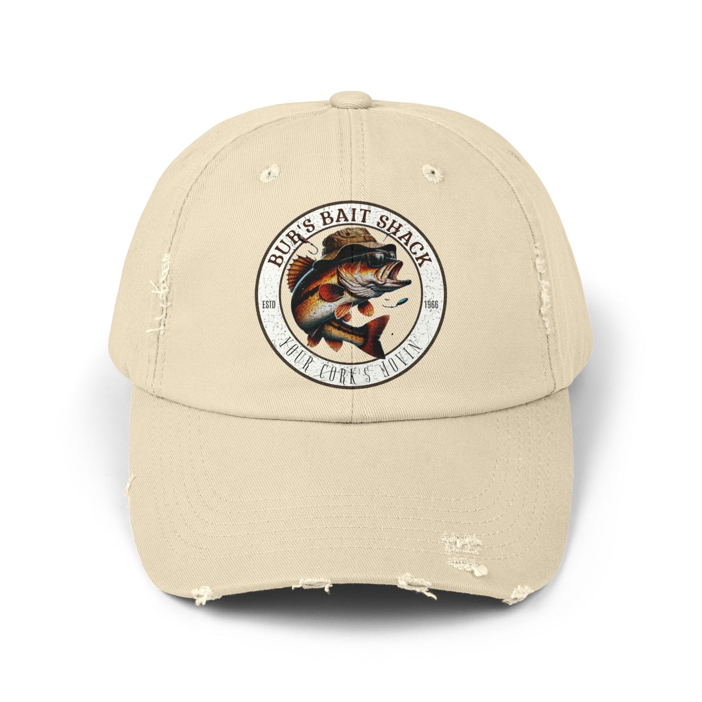 Bub's Bait shack Hat Unisex Distressed Cap