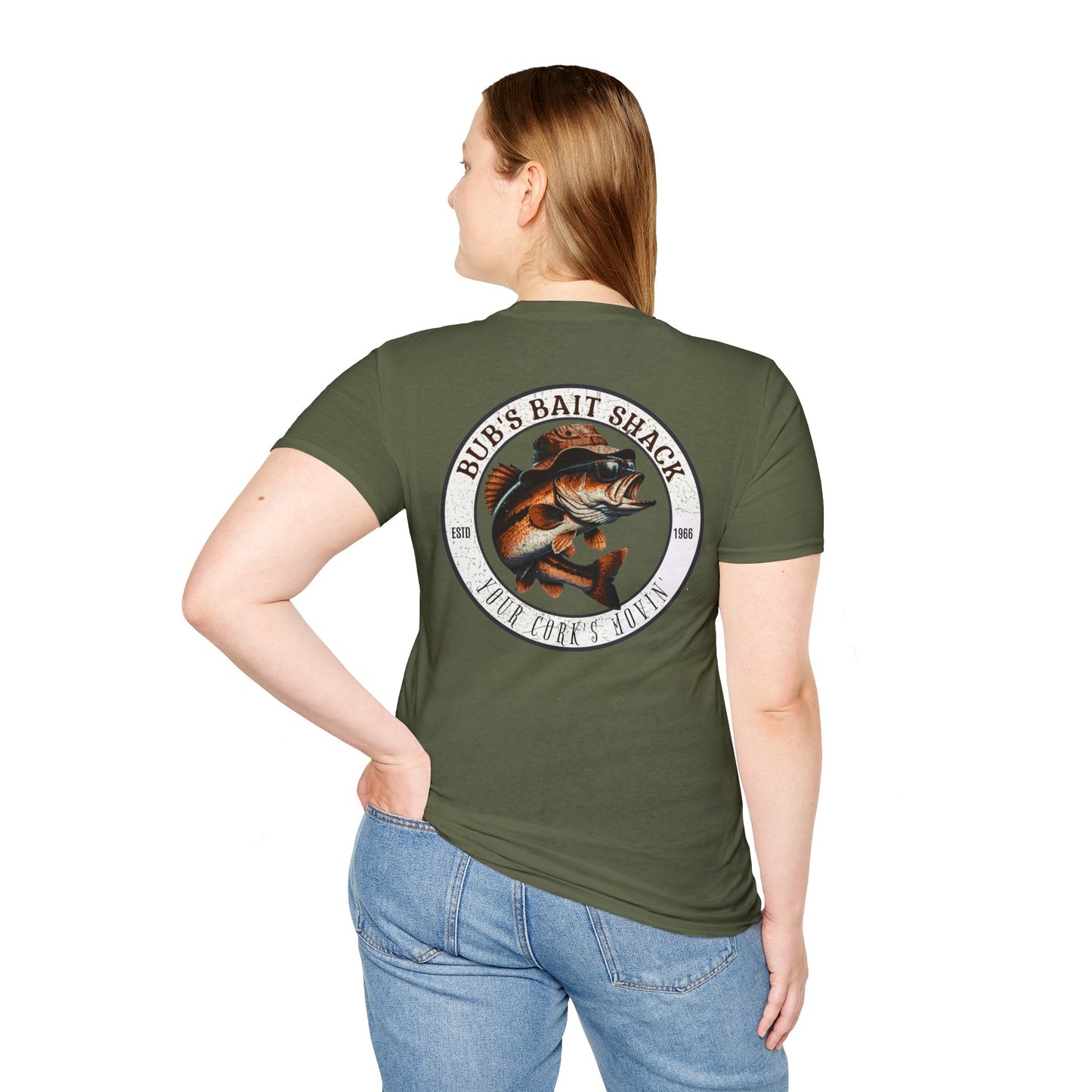 Classic BBS Unisex T-Shirt with Image on Back