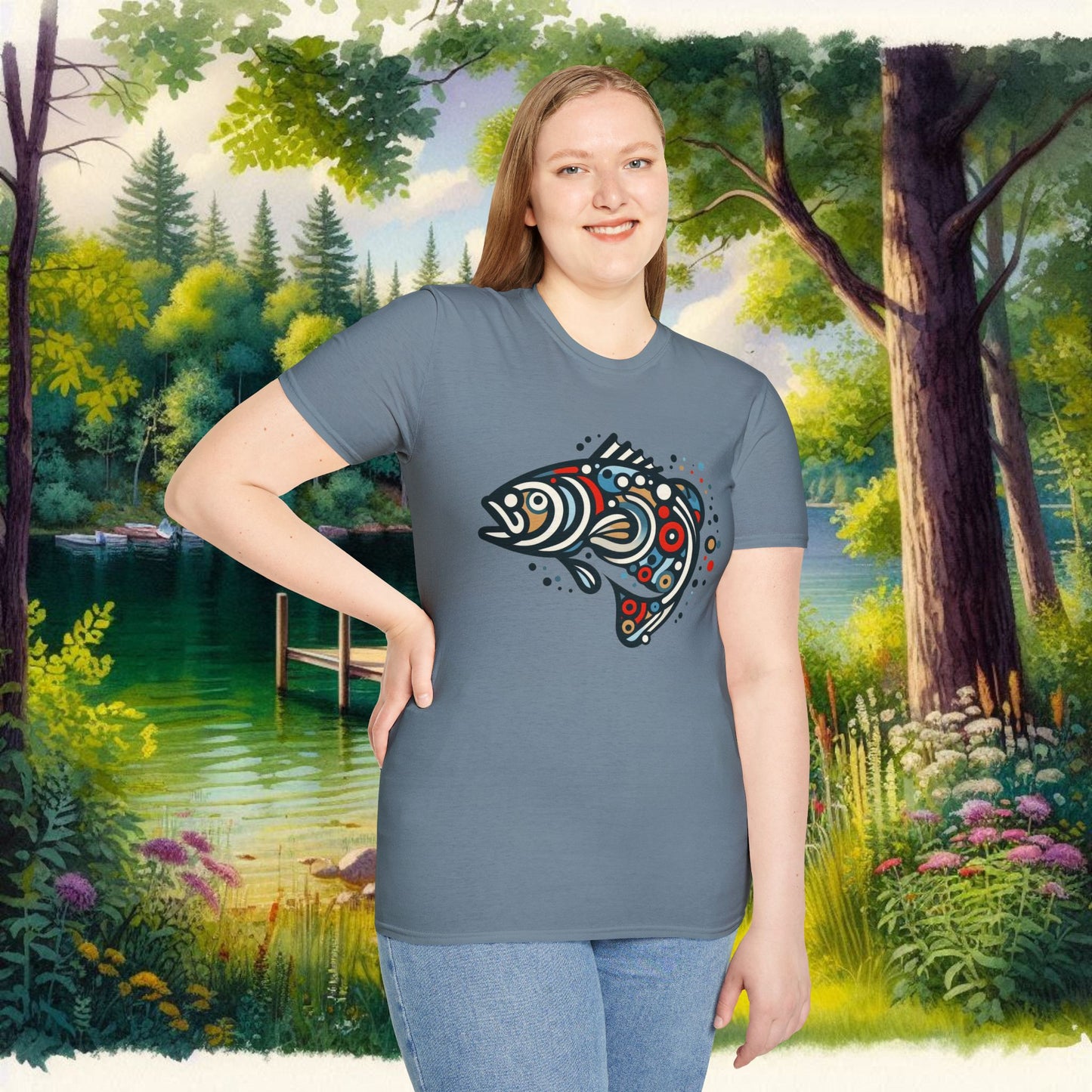 Painted Smallmouth Unisex Softstyle T-Shirt