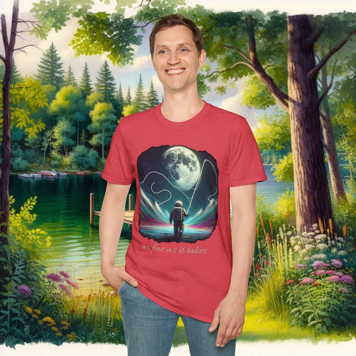 As Far As It Takes Unisex Softstyle T-Shirt