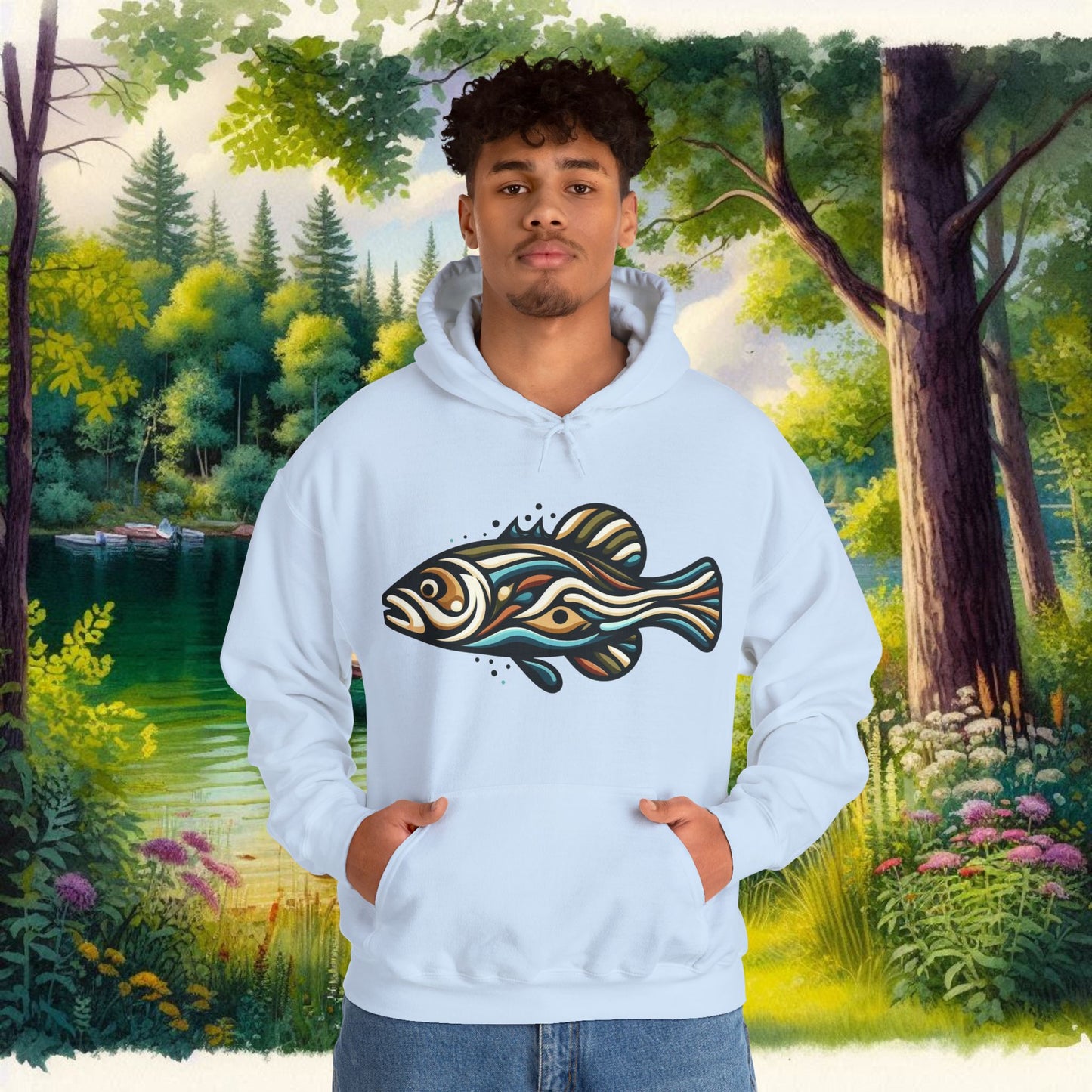 Painted Fish Unisex Heavy Blend™ Hooded Sweatshirt