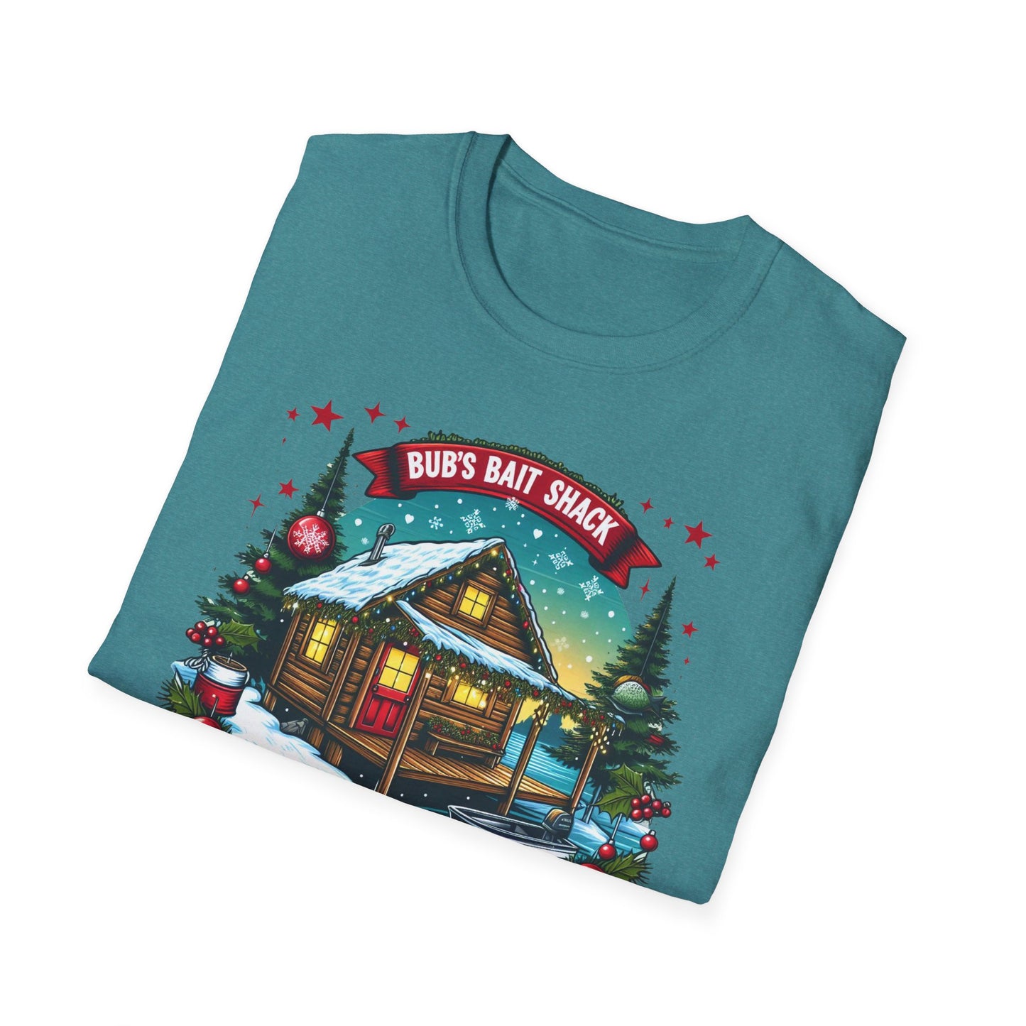 Bub's Bait Shack Merry Christmas T-Shirt - Unisex