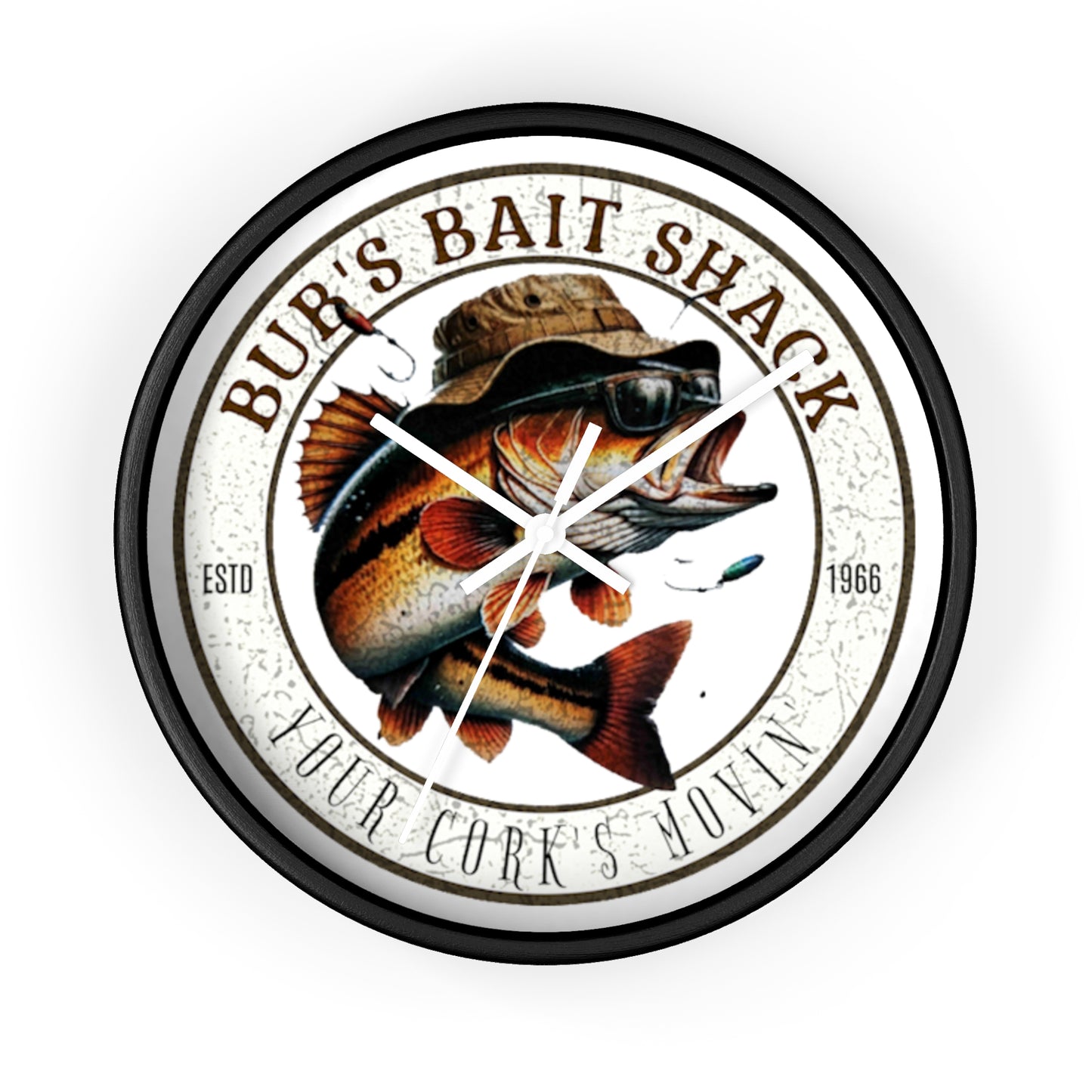 Bub's Bait Shack Wall Clock