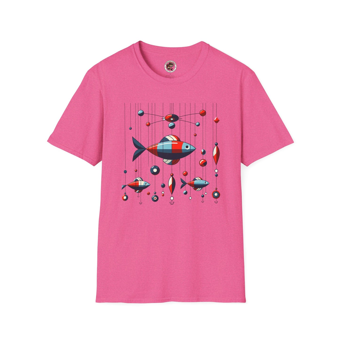 Mobile Fishing Unisex Softstyle T-Shirt